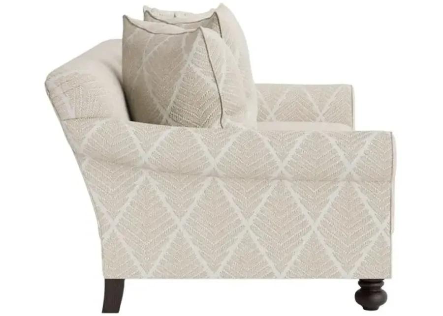 Marth Stewart Logan Sofa - Bedford Jacquard - Handcrafted