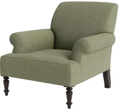 Marth Stewart Grady Chair - Lily Pond Linen Weave - Handcrafted - Green