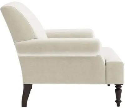 Marth Stewart Grady Chair - Perry Street Velvet - Handcrafted - Beige