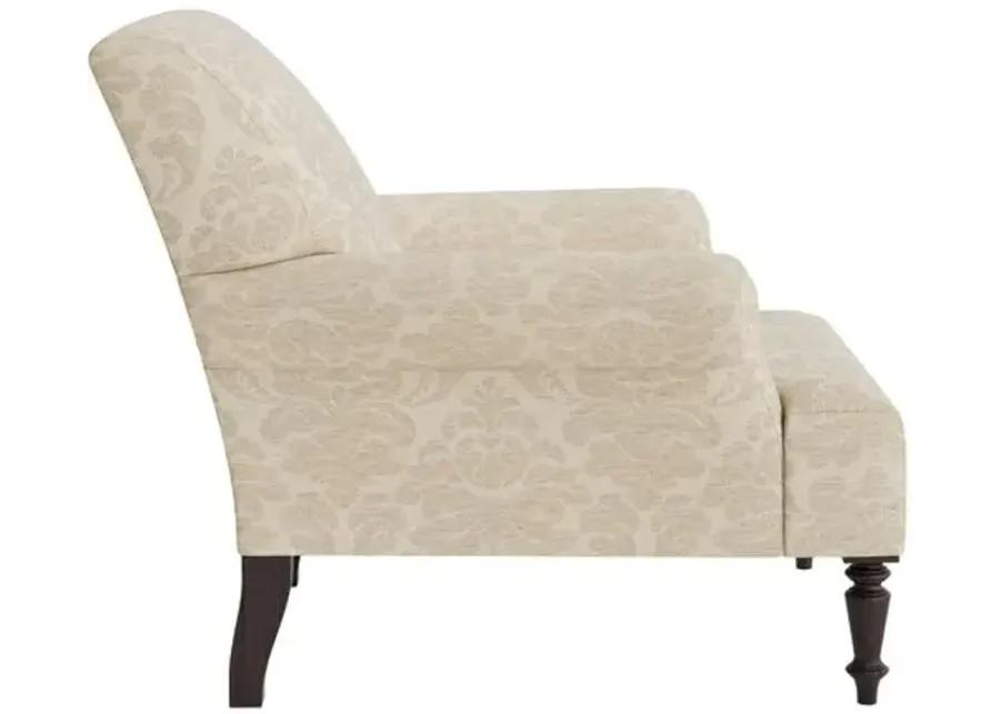 Marth Stewart Grady Chair - Skylands Damask - Handcrafted - Brown