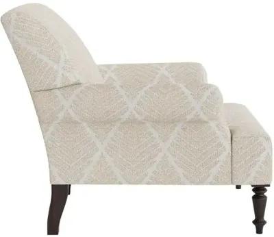 Marth Stewart Grady Chair - Bedford Jacquard - Handcrafted - Brown