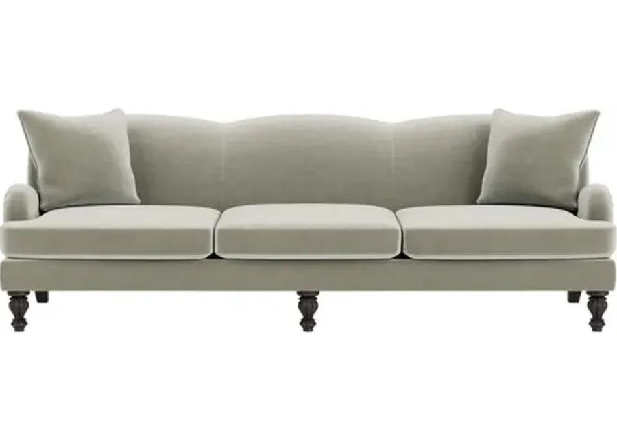 Marth Stewart Peyton Sofa - Perry Street Velvet - Handcrafted