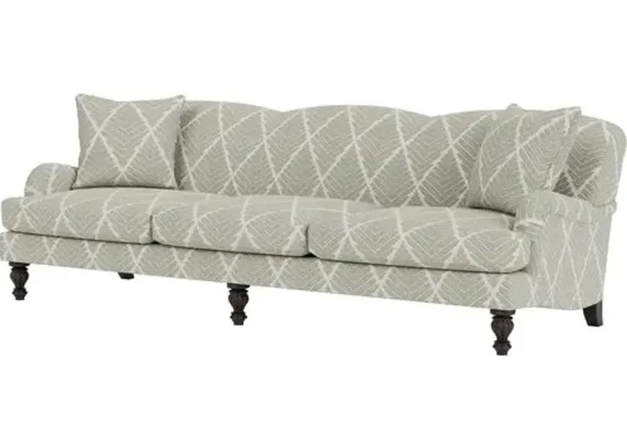 Marth Stewart Peyton Sofa - Bedford Jacquard - Handcrafted