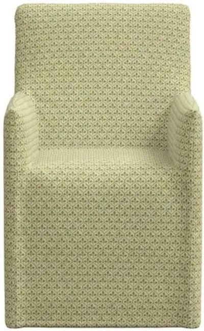 Rekha Slipcover Dining Chair - Sadhil - Green