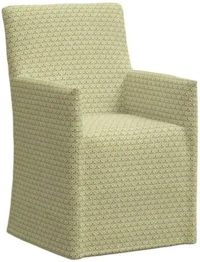 Rekha Slipcover Dining Chair - Sadhil - Green