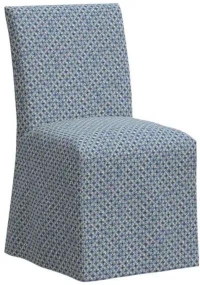 Sadia Slipcover Chair - Aalap - Blue