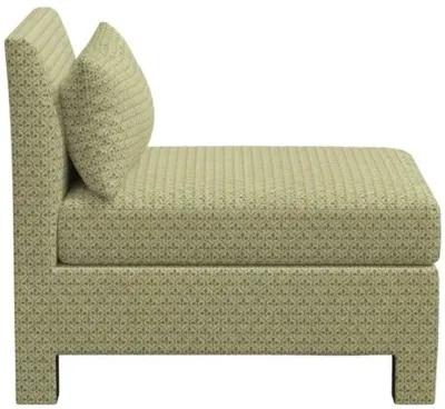 Sameera Armless Chair - Sadhil Moss - Green