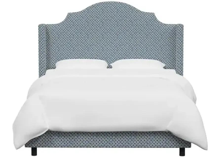 Samrina Bed - Aalap - Blue