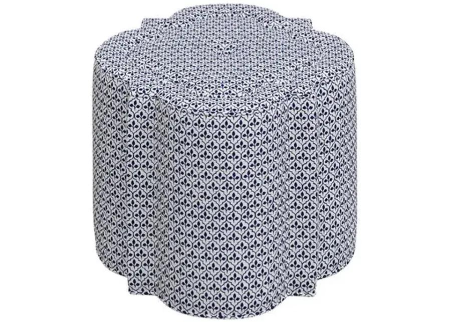 Shiza Ottoman - Sadhil - Blue