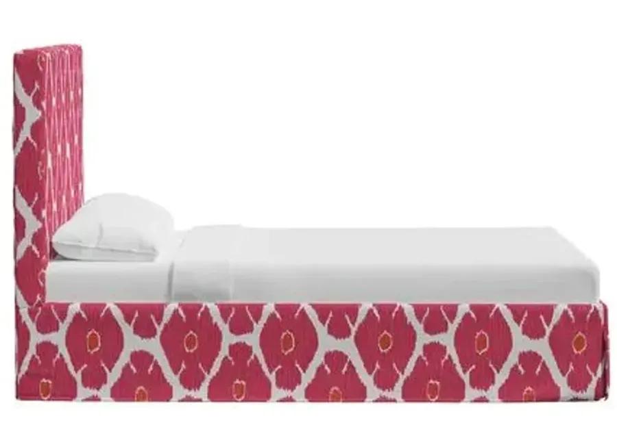 Shona Slipcover Bed - Poppy - Pink