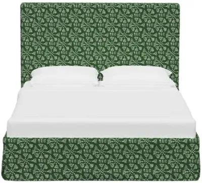 Shona Slipcover Bed - Pratham Green