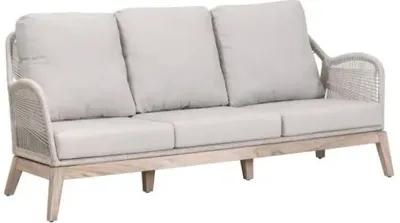 Easton Outdoor 79" Rope Sofa - Performance Pumice/Gray Teak