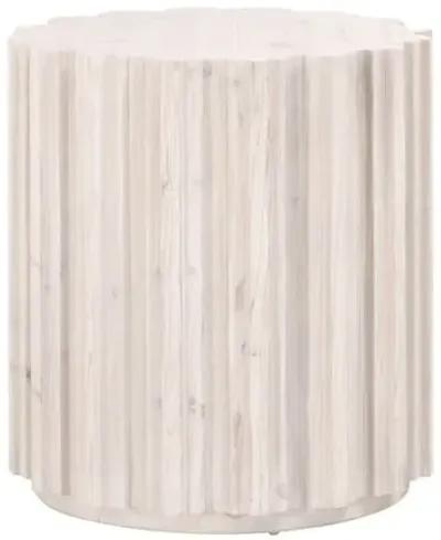 Jean End Table - White Wash Pine