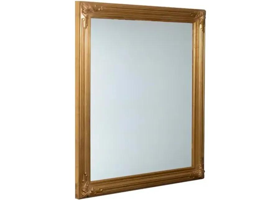 Andrea Wall Mirror - Antiqued Gold