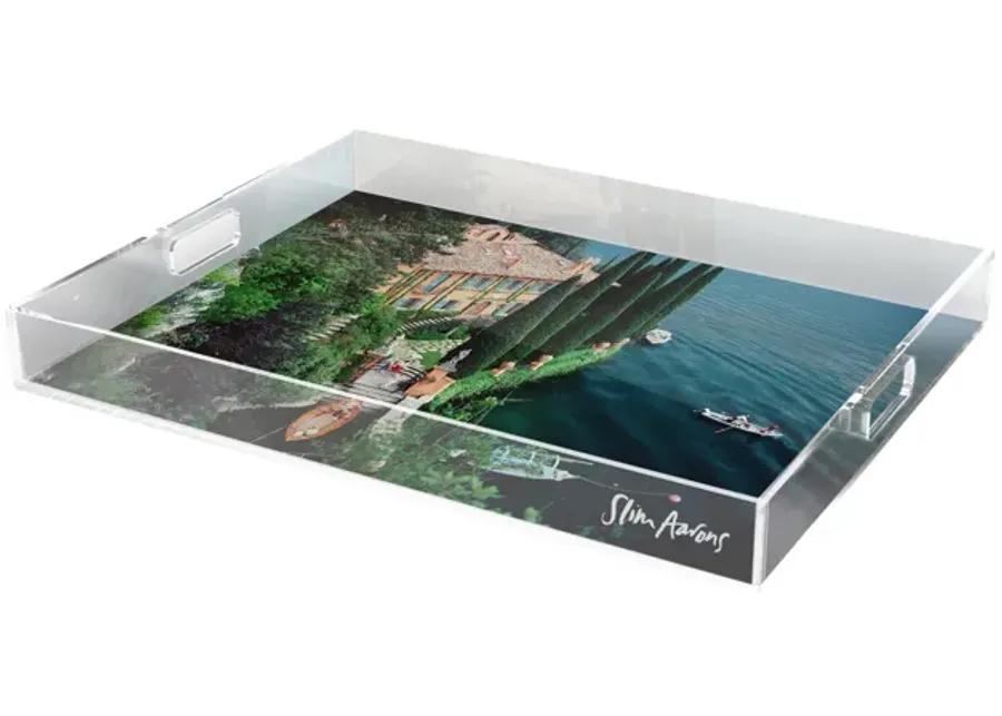 Slim Aarons - Giacomo Montegazza Acrylic Tray - Handcrafted - Green