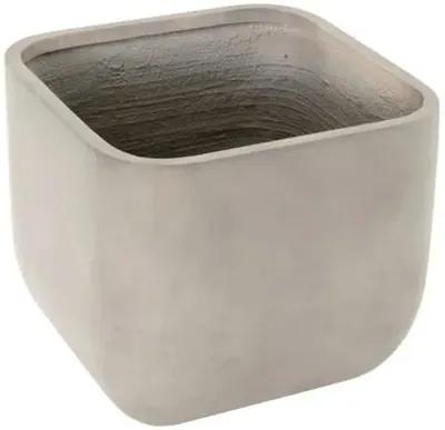 Ivan Square Planter - Grey Concrete - Gray - 17.75hx19.75lx19.75w