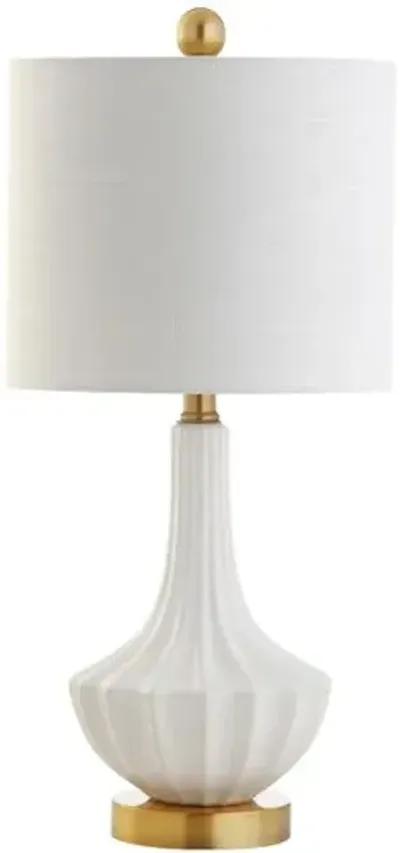 Tharion Mini Table Lamp - White