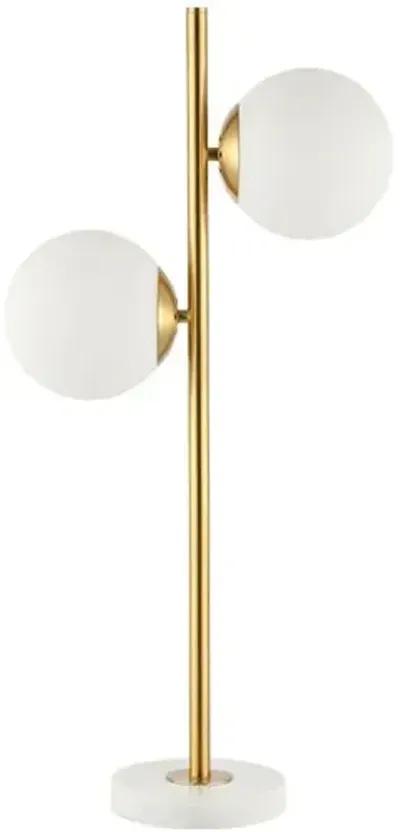 Aamira Table Lamp - Brass Gold