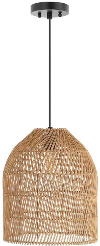 Embry Rattan Pendant - Brown