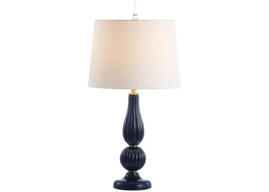 Ryland Glass Table Lamp - Blue