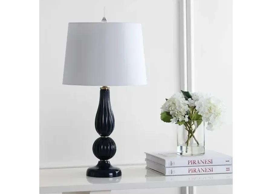 Ryland Glass Table Lamp - Blue