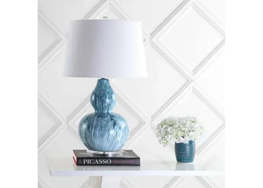 Bronwin Table Lamp - Blue Glaze