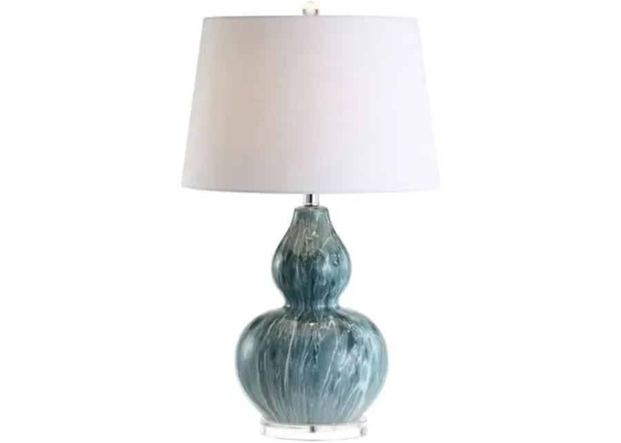 Bronwin Table Lamp - Blue Glaze