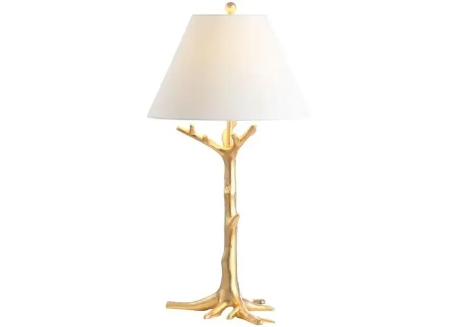 Willow Table Lamp - Gold leaf