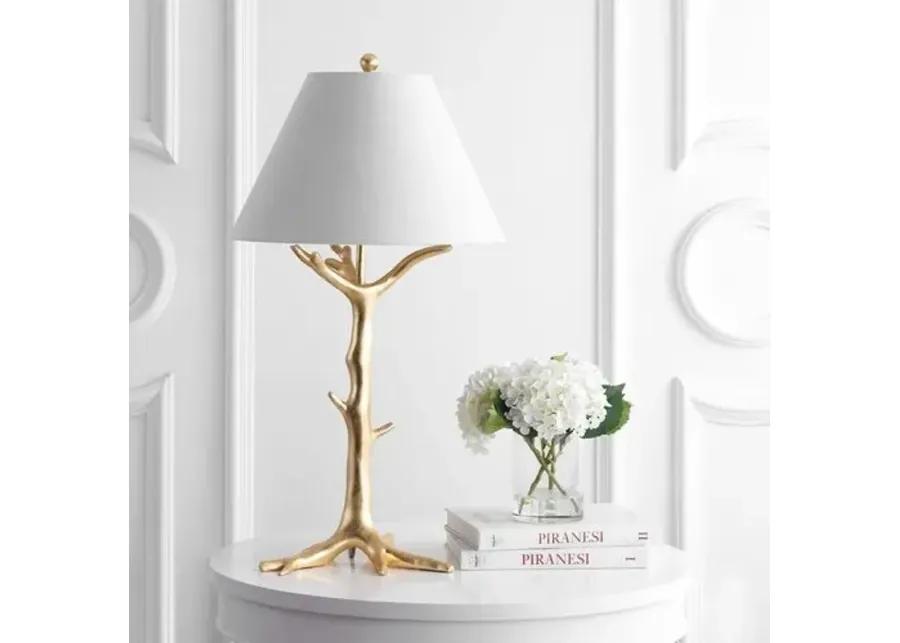 Willow Table Lamp - Gold leaf