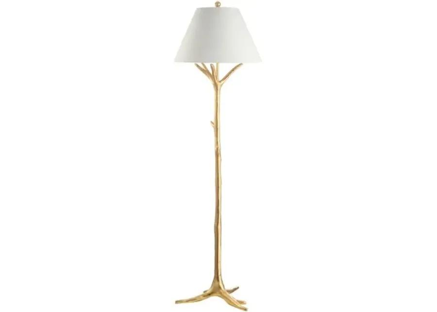 Willow Floor Lamp - Gold Leaf