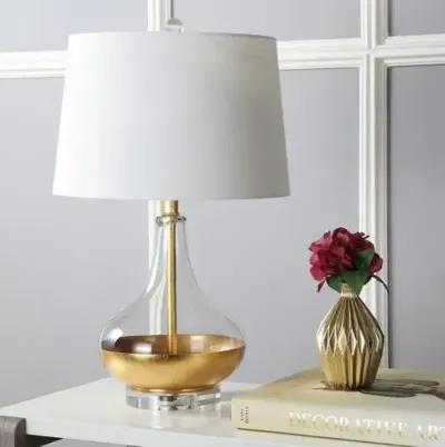 Nova Dipped Table Lamp - Clear/Gold