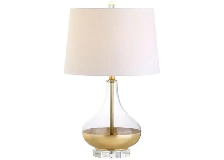 Nova Dipped Table Lamp - Clear/Gold