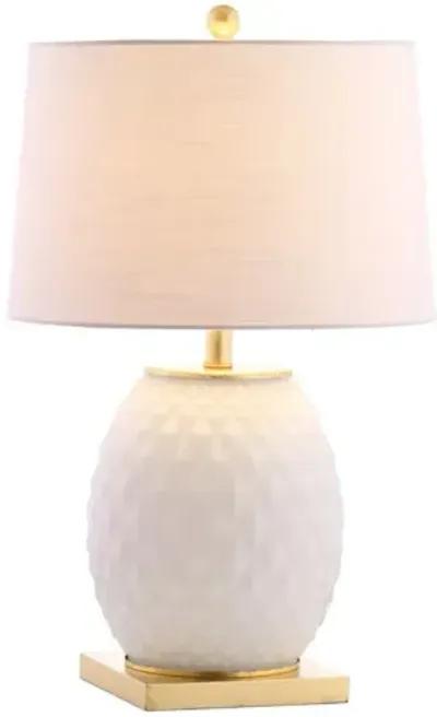 Safrina Table Lamp - White