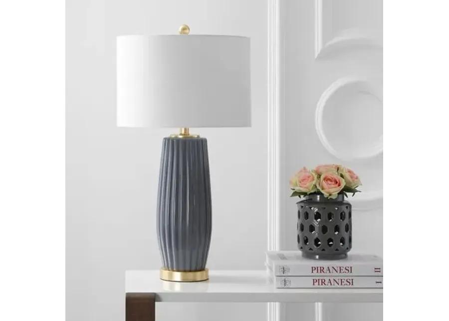 Azaria Table Lamp - Gray