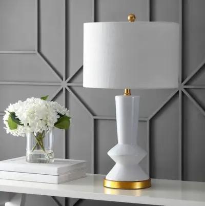 Wells Table Lamp - White