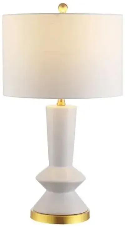 Wells Table Lamp - White