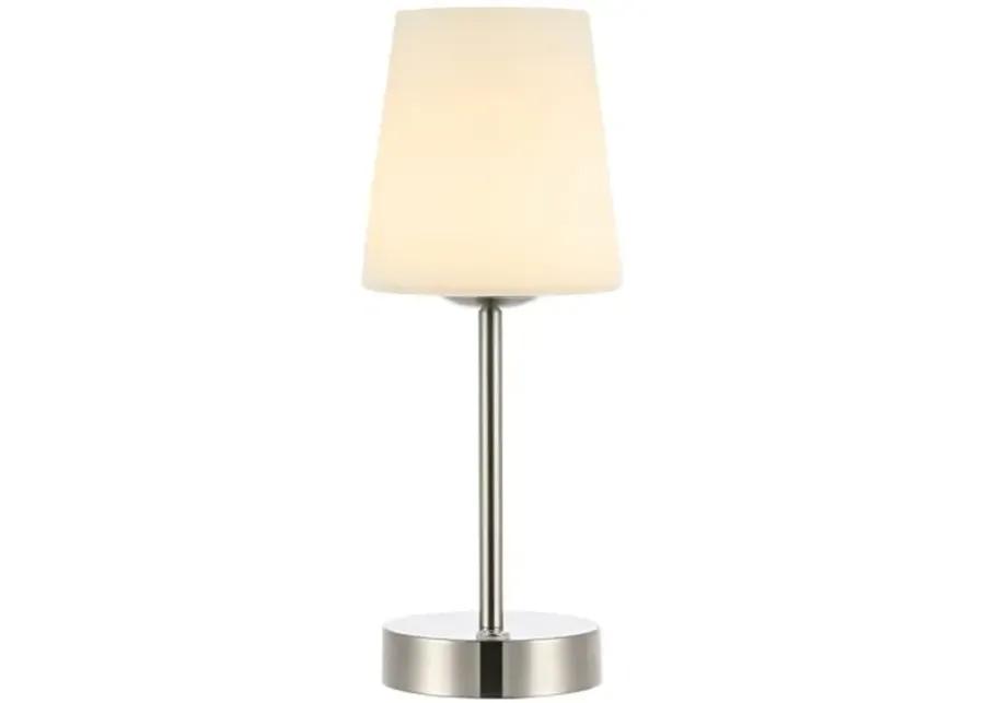 Morgana LED Portable Table Lamp - Silver