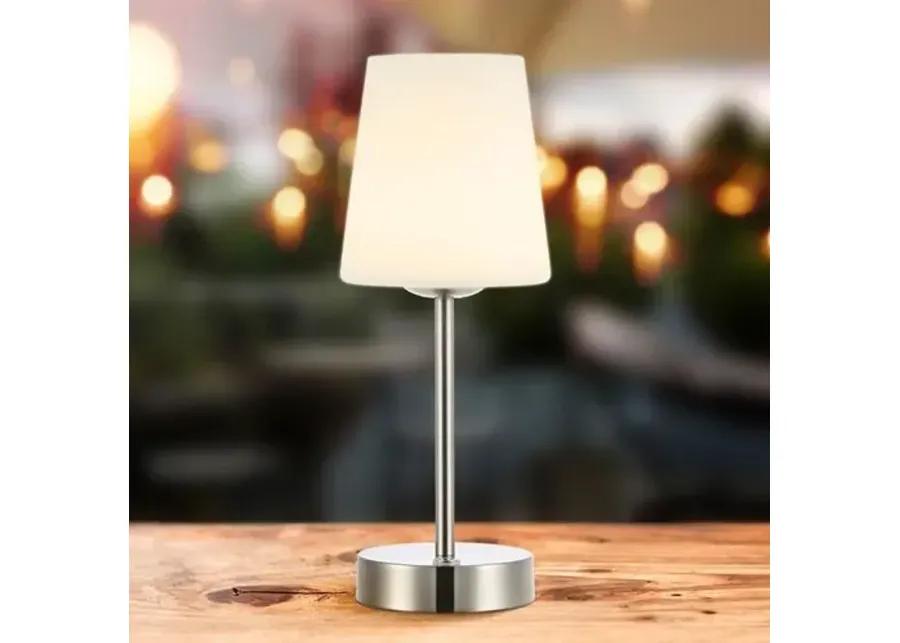 Morgana LED Portable Table Lamp - Silver