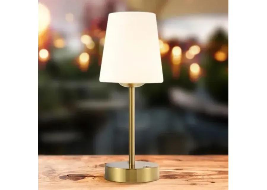 Morgana LED Portable Table Lamp - Gold