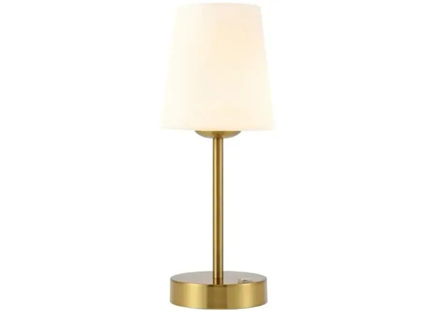 Morgana LED Portable Table Lamp - Gold