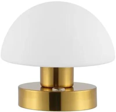 Xen Mushroom Portable LED Table Lamp - Gold