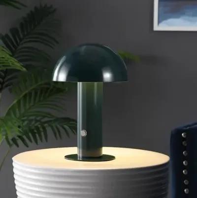 Colter Mushroom Portable LED Tall Table Lamp - Green