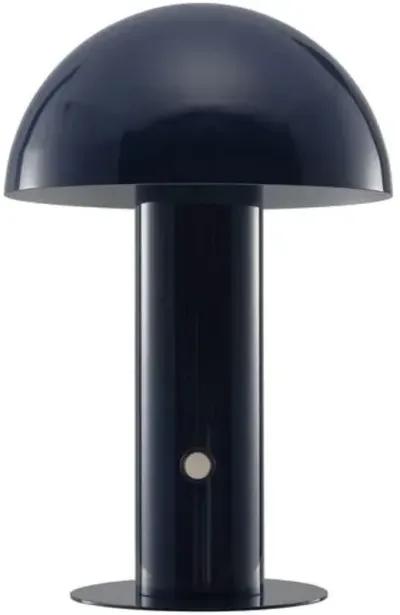 Colter Mushroom Portable LED Tall Table Lamp - Blue