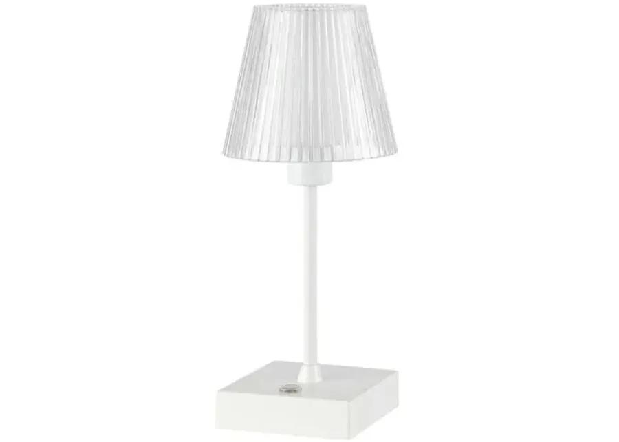 Danika Portable LED Table Lamp - White