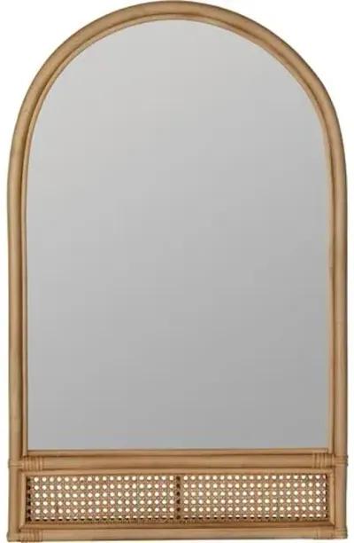 Mila Rattan Wall Mirror - Natural