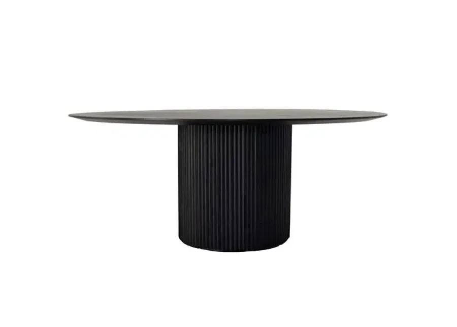 Julio 71" Round Fluted Dining Table