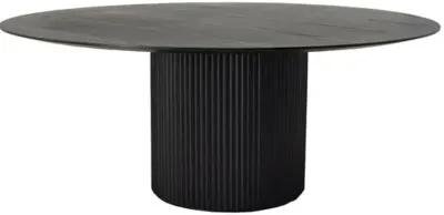 Julio 71" Round Fluted Dining Table