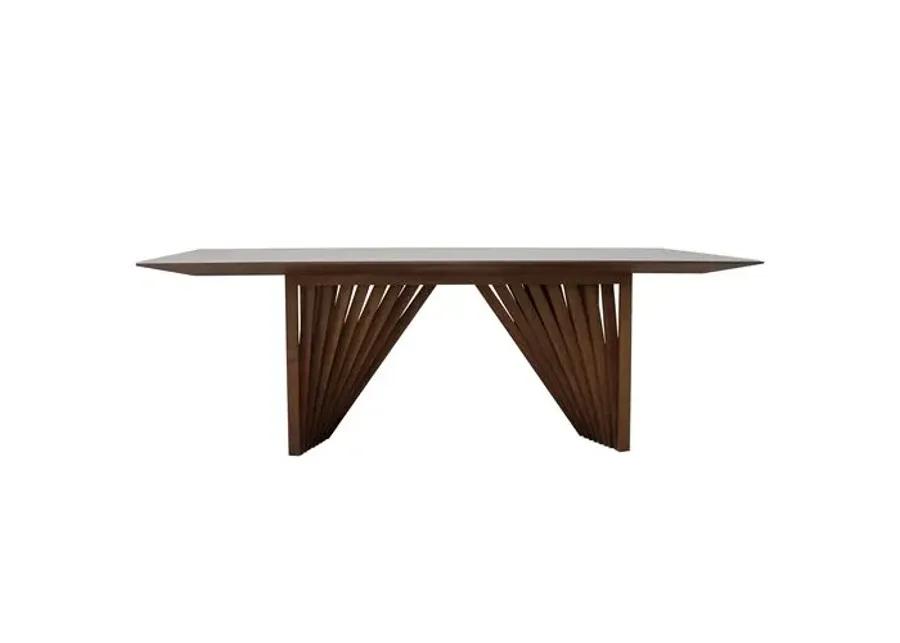 Bexley Lacquered Glass Top Dining Table