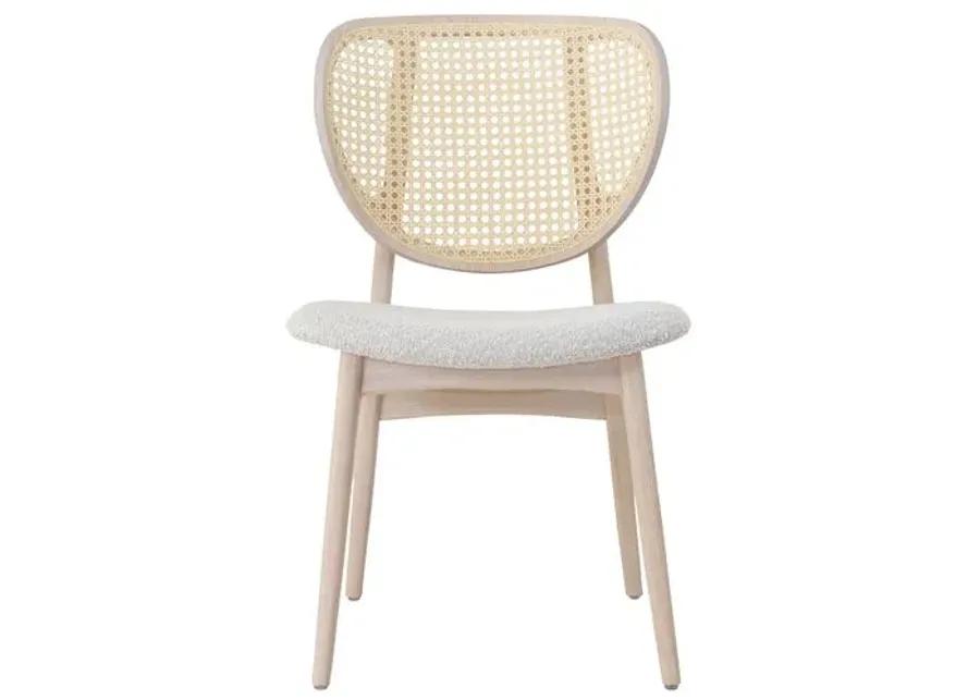 Nina Cane Side Chair - Brown