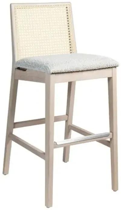 Mateo Cane Barstool - Brown